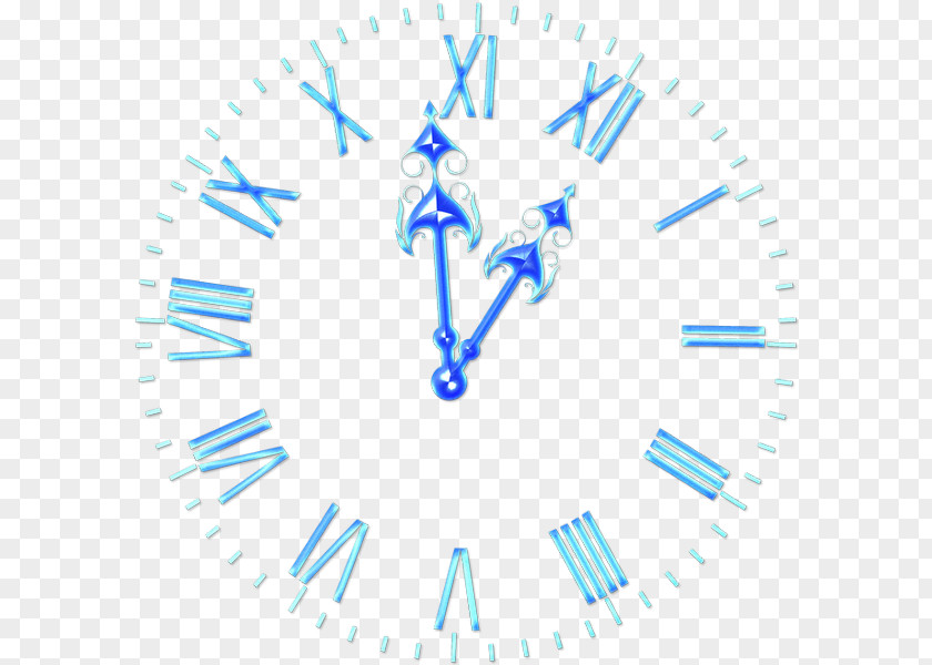 New Year Clock Clip Art PNG