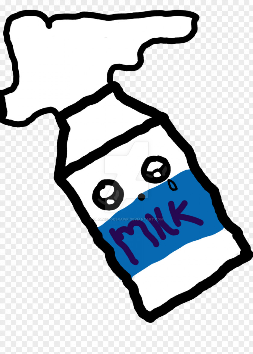 Spilt Milk Line White Clip Art PNG