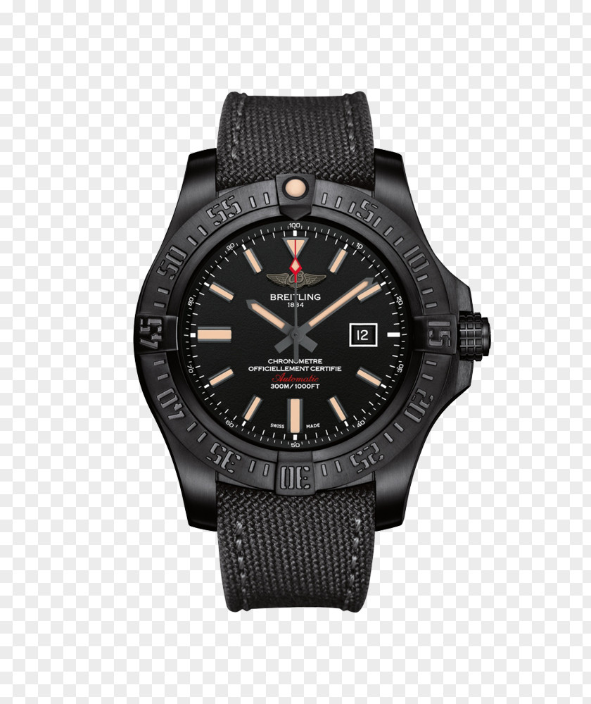Watch Breitling SA Avenger Blackbird Automatic Chronograph PNG