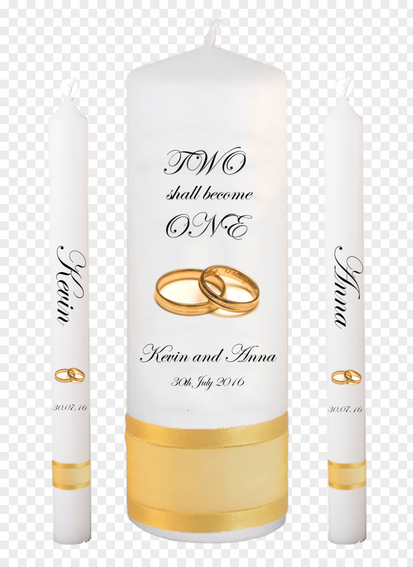 Wedding Unity Candle Wax Marriage Vows PNG