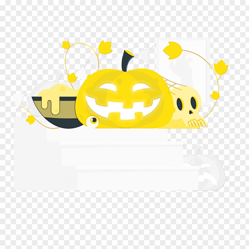 Yellow Smiley Font Text Icon PNG