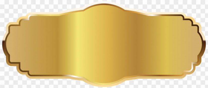 Gold Label Clipart Image Icon PNG