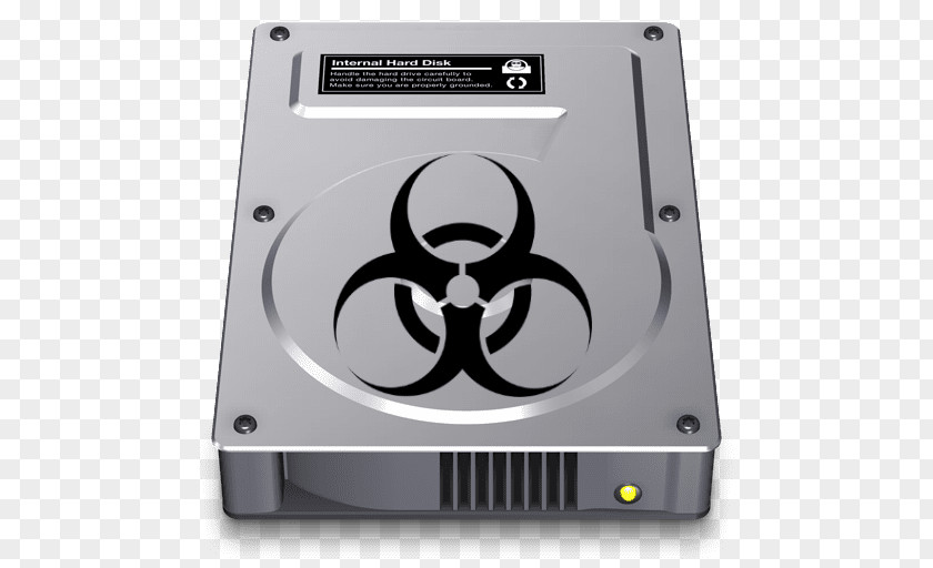 Hard Disk Biological Hazard Symbol Genetically Modified Organism Laboratory PNG