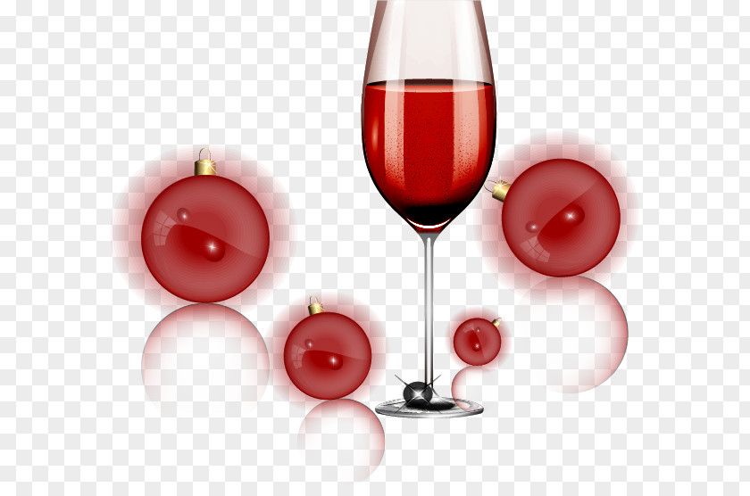 Red Wine Material Glass Cup Rummer PNG