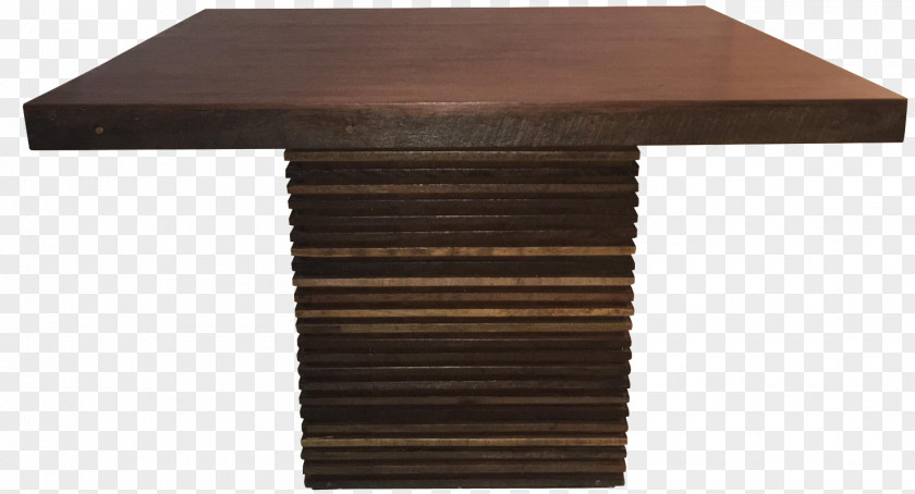 Angle Coffee Tables Wood Stain Square PNG
