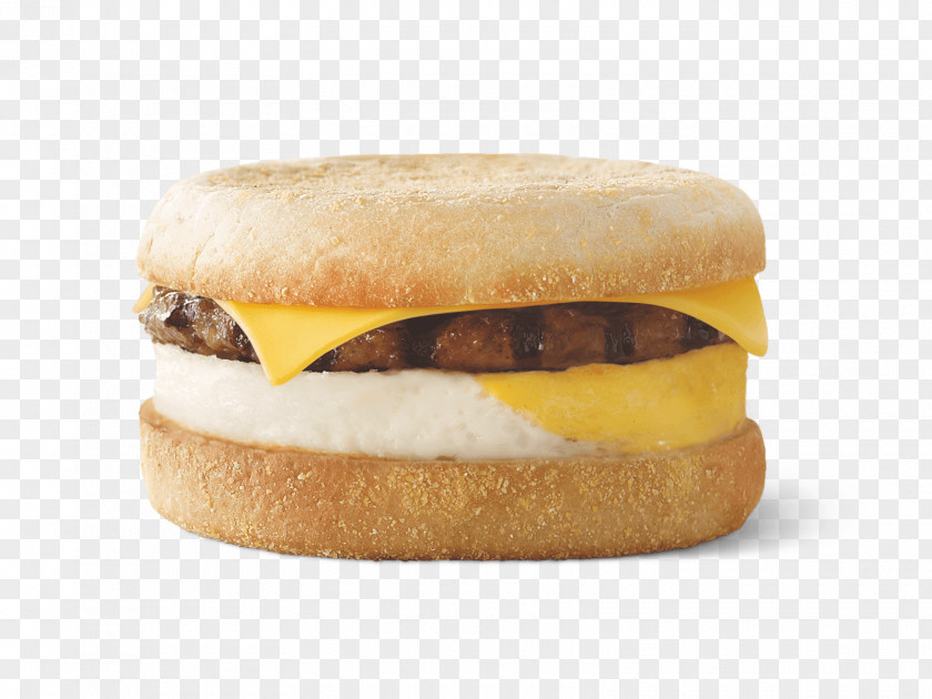 Breakfast Cheeseburger Hamburger English Muffin Hungry Jack's PNG