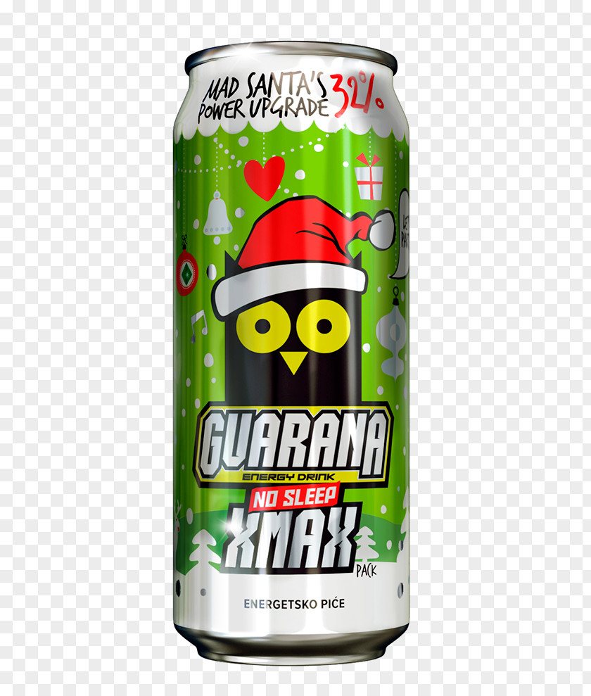 Guarana Energy Drink Aluminum Can Fizzy Drinks Tin Flavor PNG