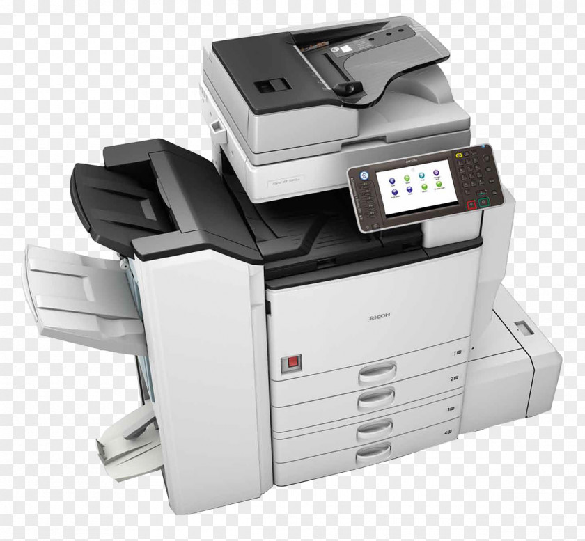 Printer Ricoh Multi-function Photocopier Copying PNG
