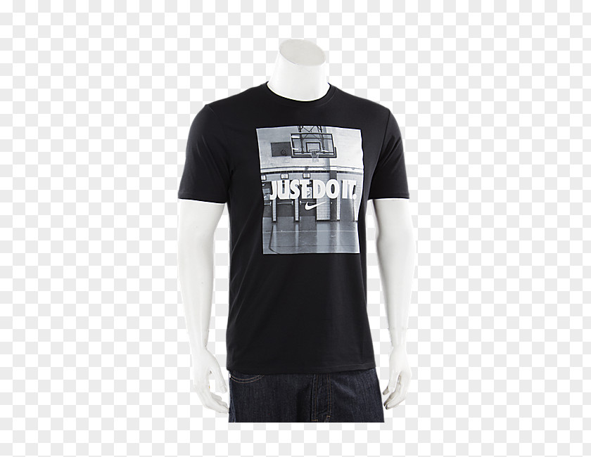 T-shirt Just Do It Nike Sleeve PNG