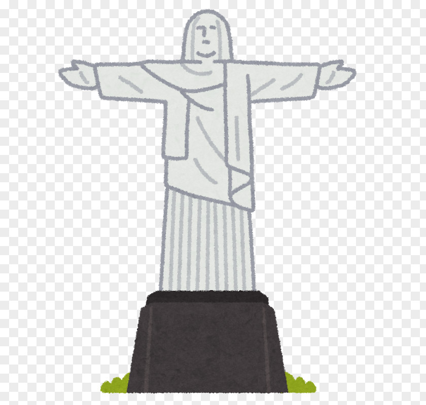 Christ The Redeemer Corcovado Statue Newspaper いらすとや PNG