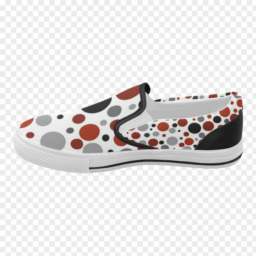 Design Polka Dot Sneakers Slip-on Shoe PNG