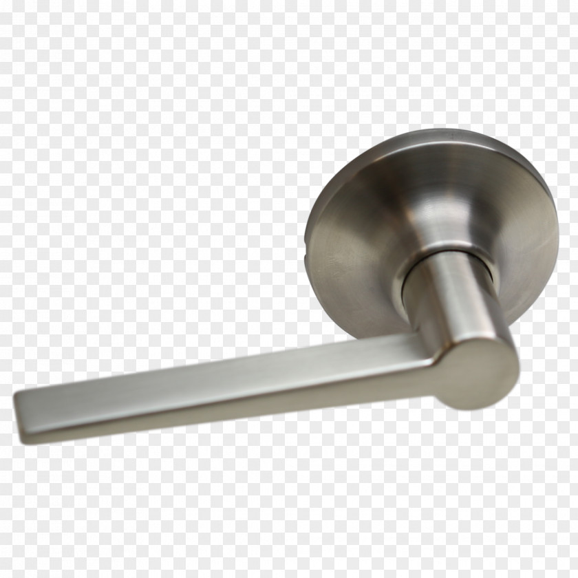 Knob Door Handle Lockset Nickel Latch Brass PNG
