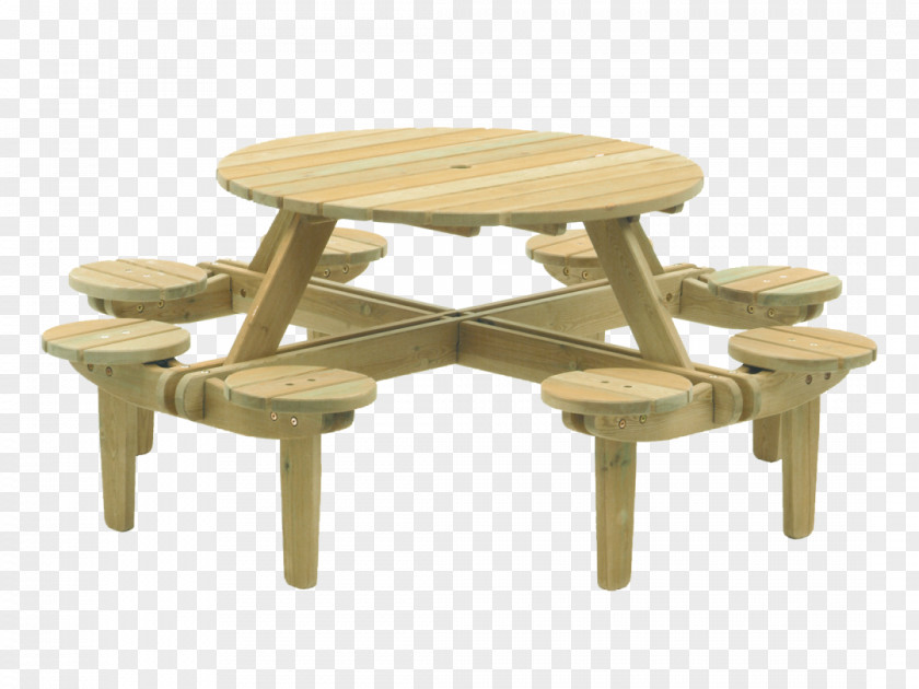 Picnic Table Top Bench Garden Furniture PNG