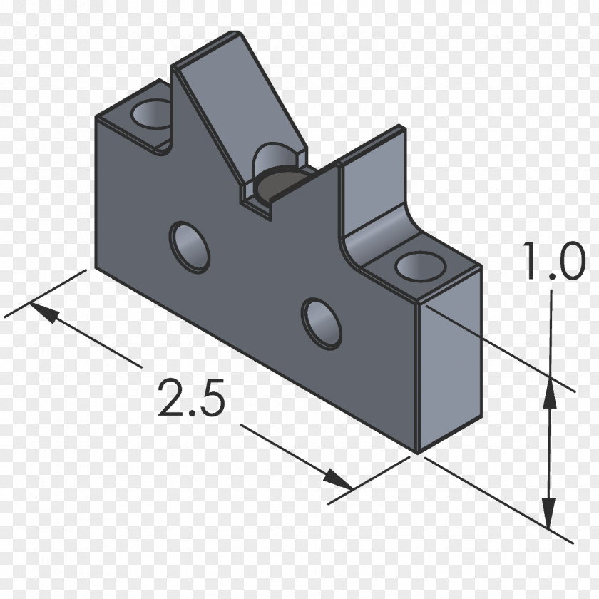 Angle V-block Steel Ball Inspection PNG