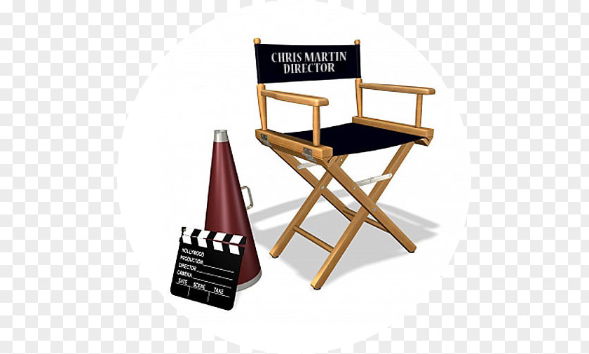 Cinema Director's Chair Table Film Director Clip Art PNG