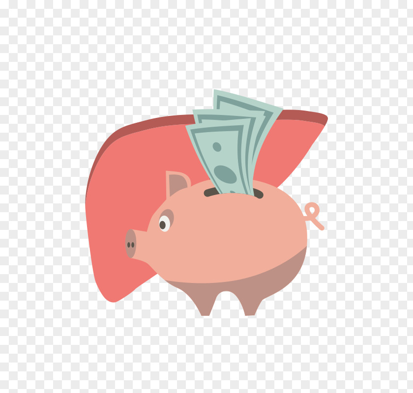 Pig Piggy Bank Clip Art PNG