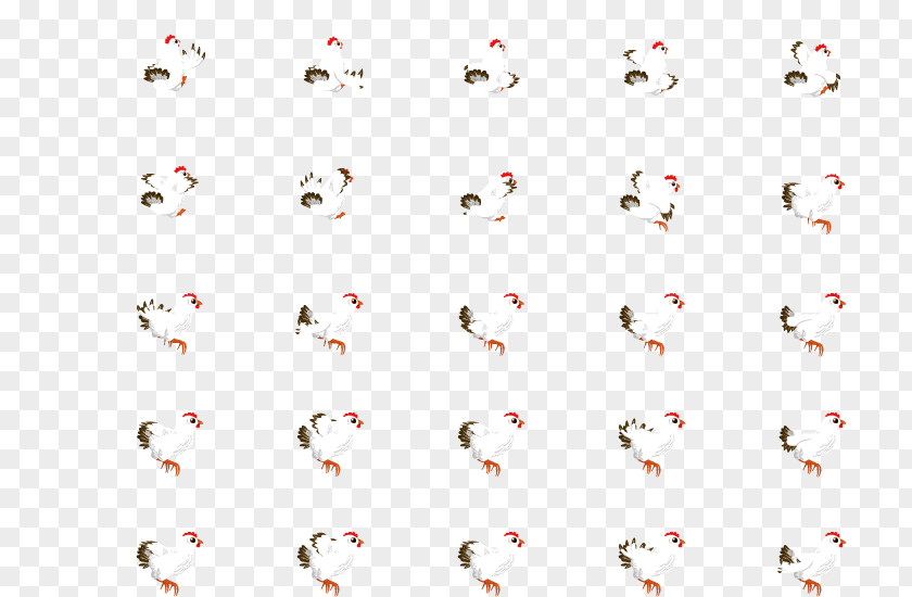 Falling Feathers Chicken Meat Sprite Buffalo Wing Animation PNG