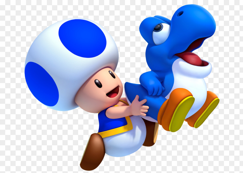 Mario & Yoshi New Super Bros. U Toad PNG