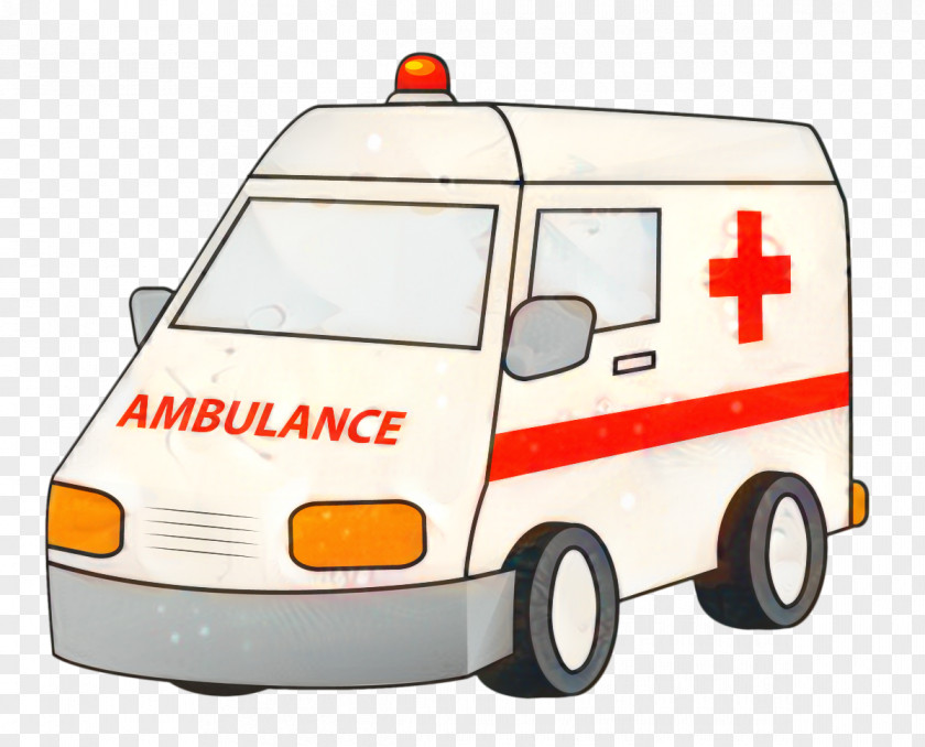 Model Car Police Ambulance Cartoon PNG