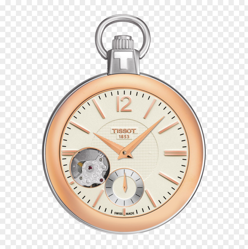 Skull Pocket Watch Tissot Clock PNG