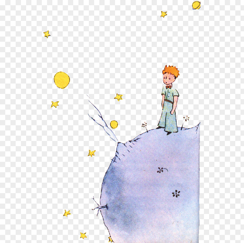 The Little Prince Love Poster Drawing PNG