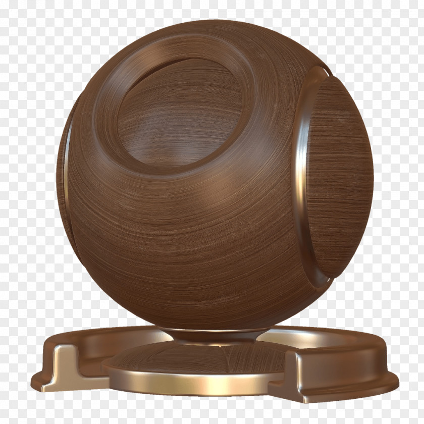 Walnut Wood Tableware PNG