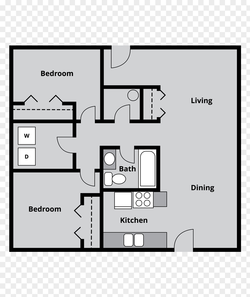 Apartment Broadmoor Apartments Floor Plan Bedroom PNG
