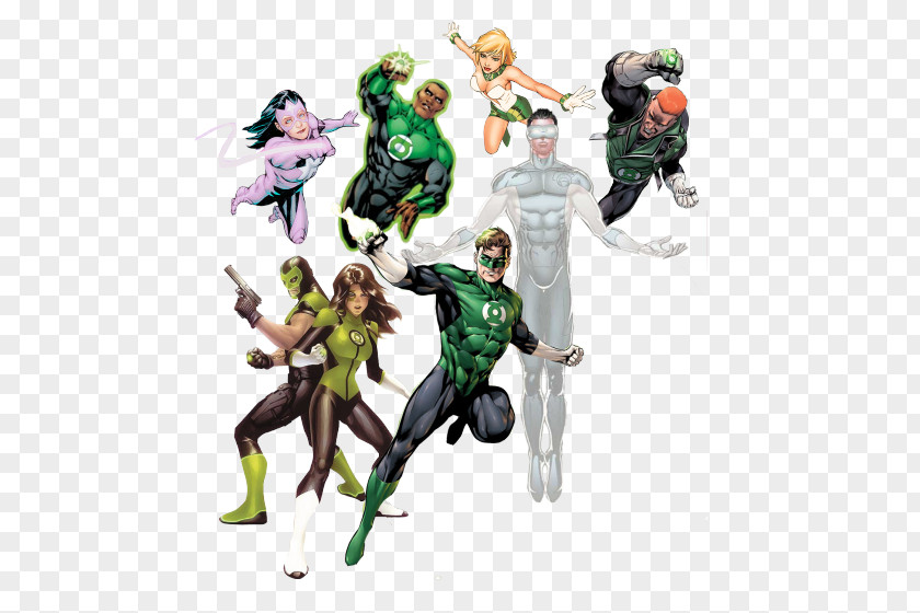 Green Lantern Rise Of The Manhunters Corps Hal Jordan John Stewart Arrow PNG