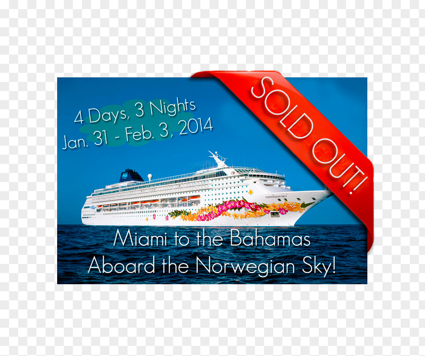 SOLD OUT Freeport Nassau Great Stirrup Cay Norwegian Sky Cruise Line PNG