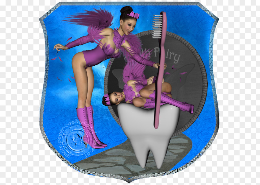 Tooth Fairy Purple Violet Legendary Creature Cartoon Character PNG