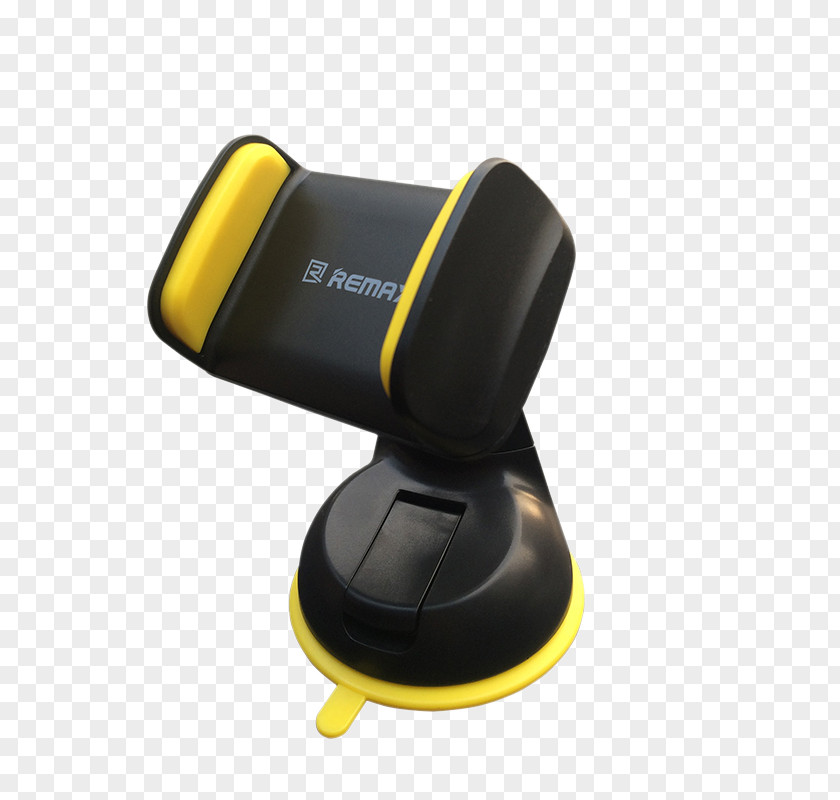 Adsorption Yellow Car Phone Holder Mobile Telephone PNG