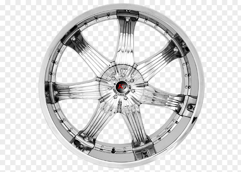 Car Alloy Wheel King & Tire Rim Spoke PNG