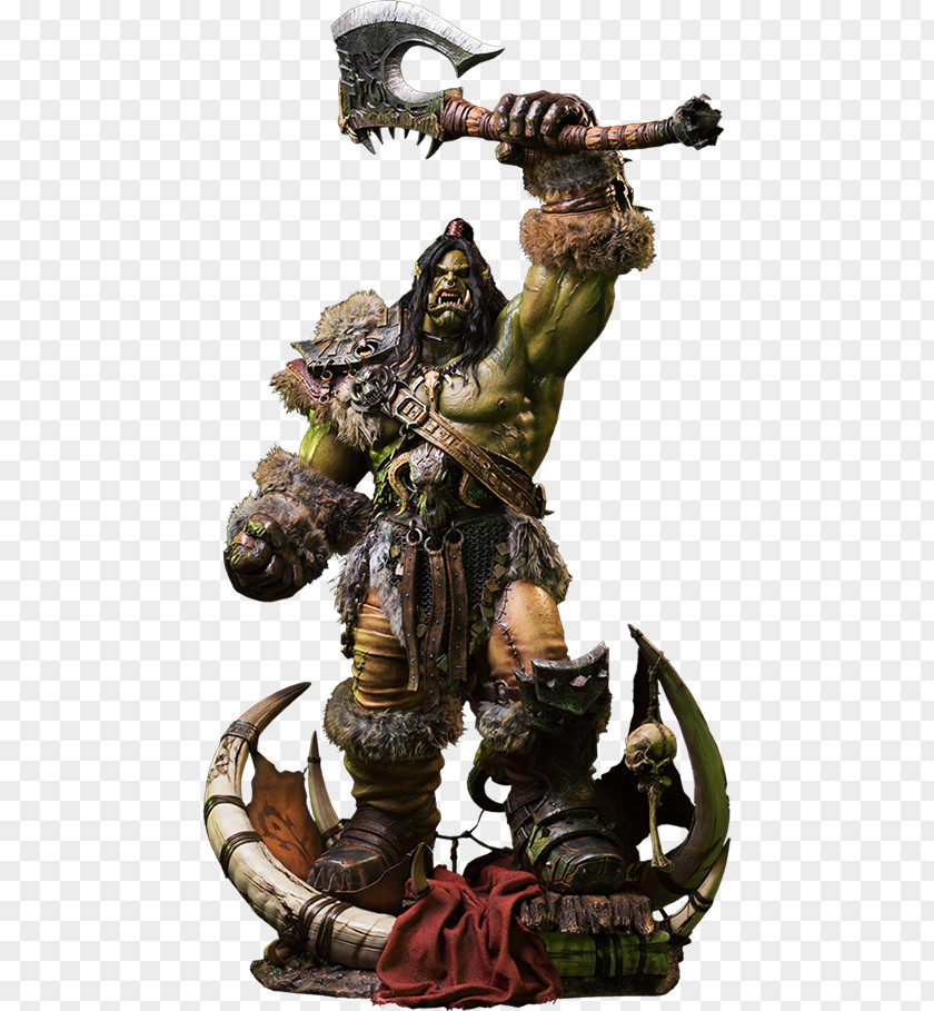 Grom Hellscream Figurine Statue Warlords Of Draenor Film PNG
