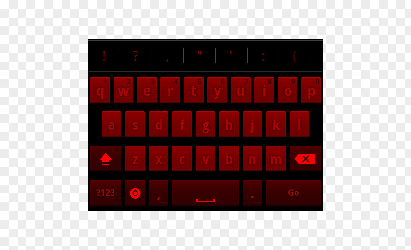 Laptop Computer Keyboard Numeric Keypads Space Bar PNG