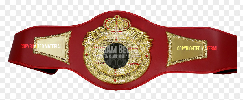 Modified Title Championship Belt Buckles Strap PNG