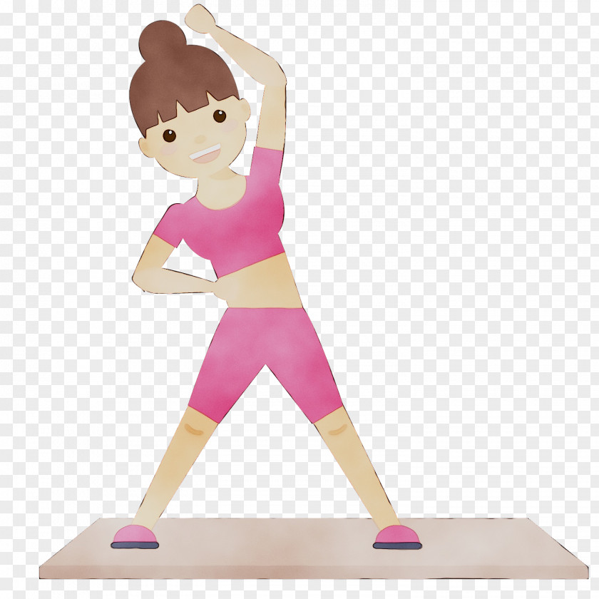 Shoulder Purple Figurine Physical Fitness Cartoon PNG