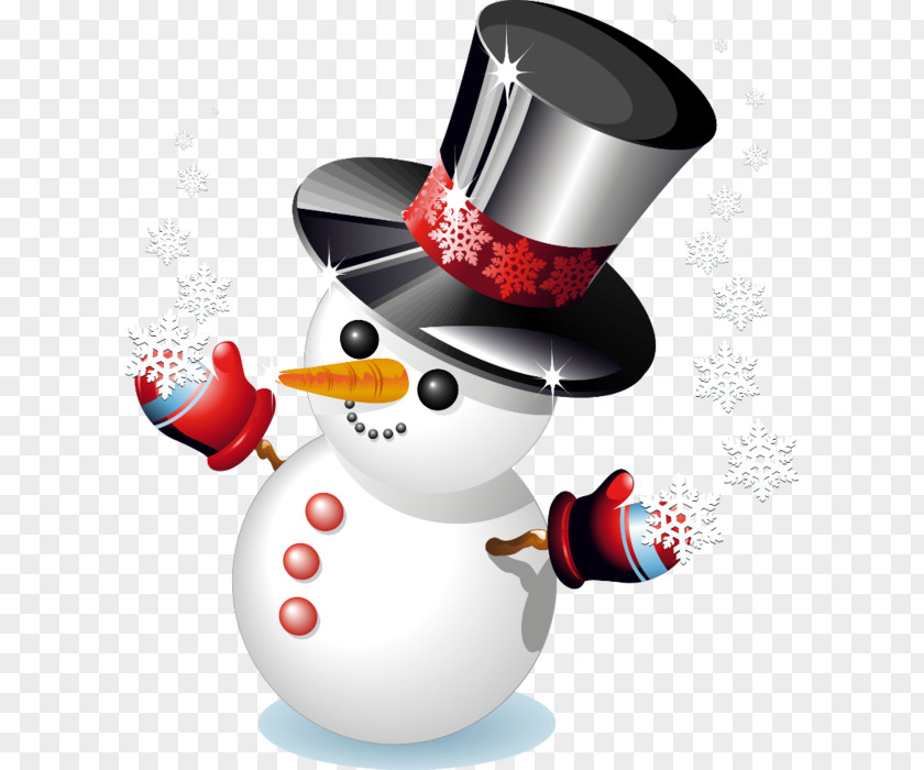 Snowman Winter Christmas PNG