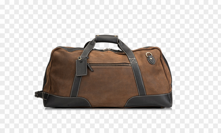Brown Bag Baggage Duffel Bags Leather Hand Luggage PNG