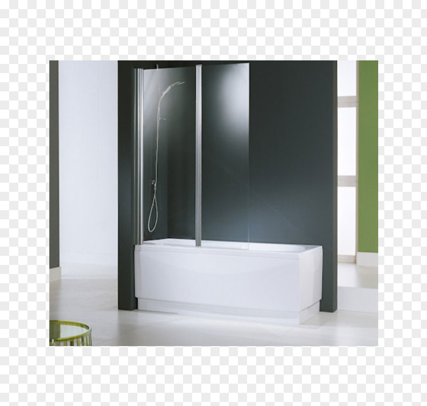 Edge Line Glass Bathroom Shower Folding Screen Bathtub PNG