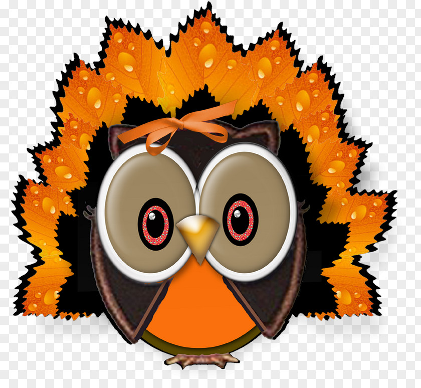 Owl Thanksgiving Clip Art PNG