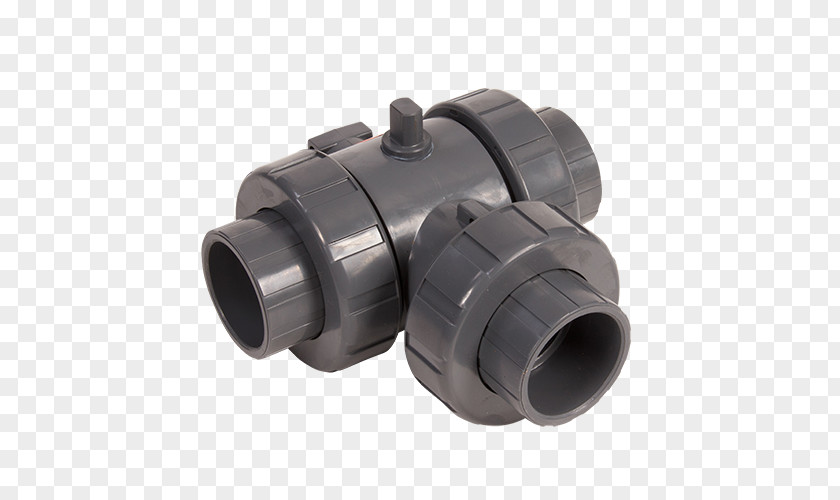 Connection Pool Ball Valve Polyvinyl Chloride Plastic Kugelventil PNG