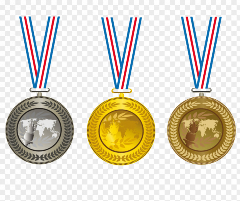 Silver, Bronze Medals Gold Medal Olympic Clip Art PNG
