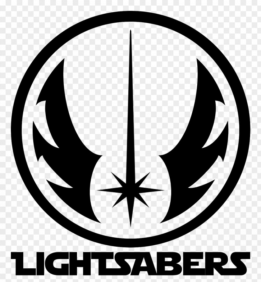 Star Wars Logo Lightsaber The New Jedi Order PNG