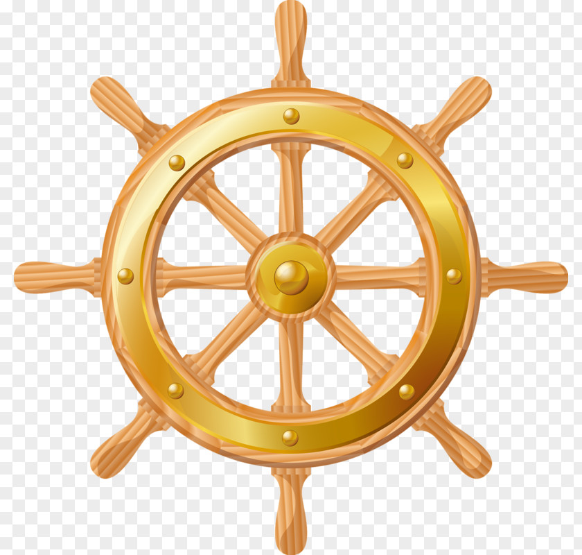 Steering Wheel Ship's Anchor Clip Art PNG