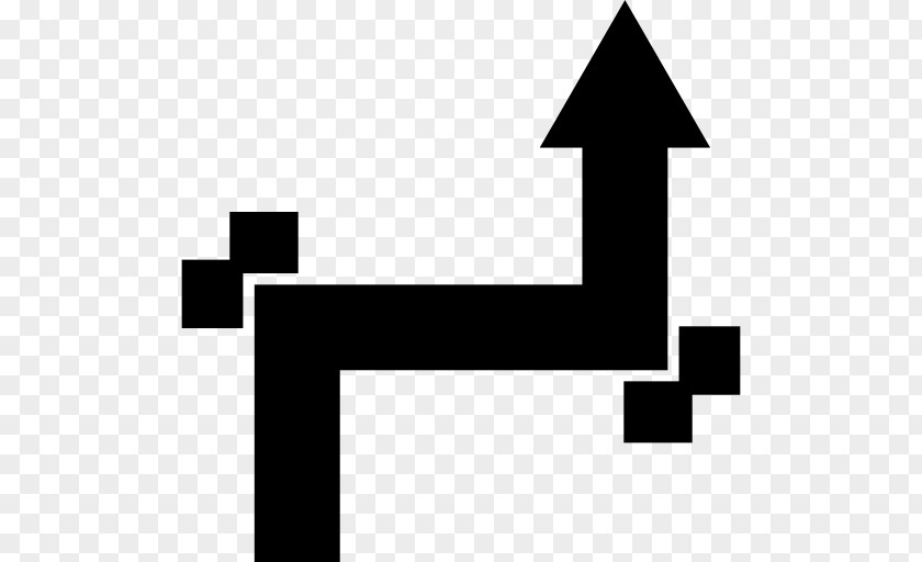 Straight Arrow Angle PNG