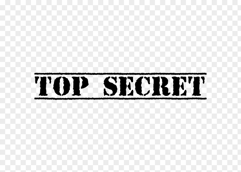 Top Secret Stencil Font PNG