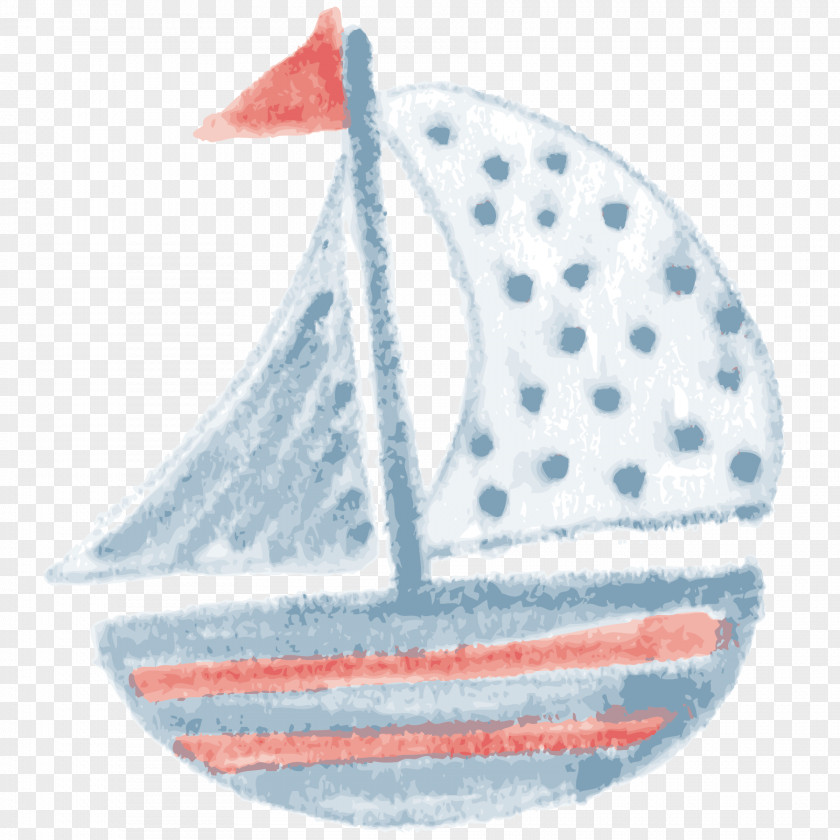 Cartoon Sailboat Sailing Ship PNG