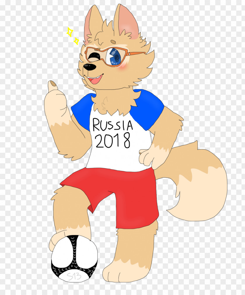 Chu Cat Zabivaka 2018 FIFA World Cup Mascot Dog PNG