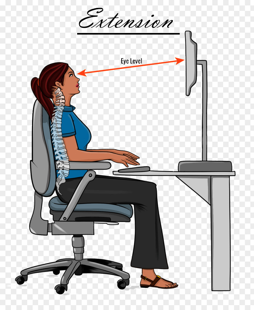 Design Office & Desk Chairs Shoulder Communication PNG