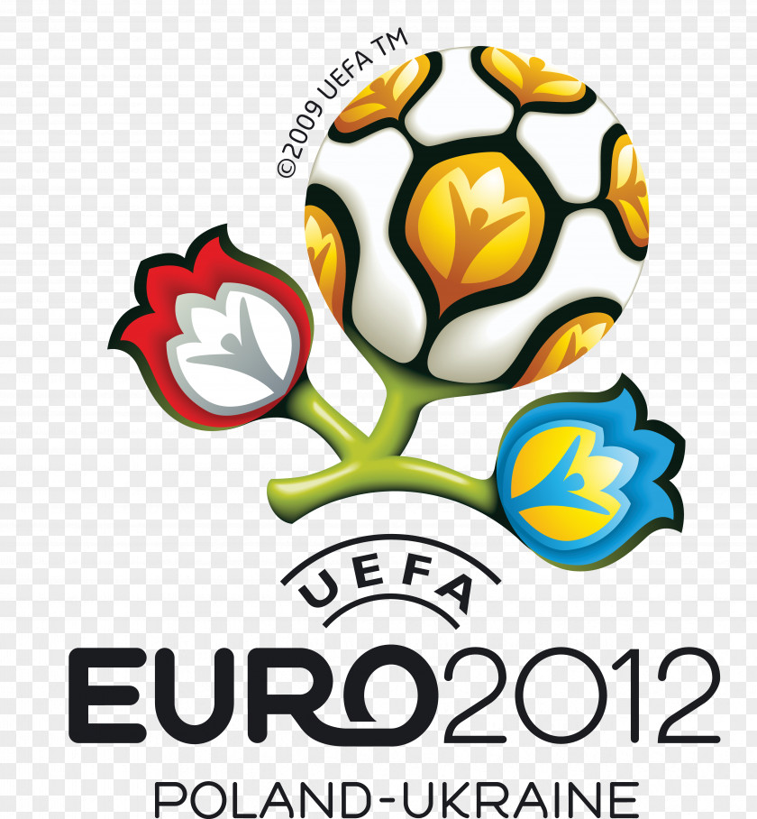 Euro UEFA 2012 Ukraine Sport Logo Tournament PNG